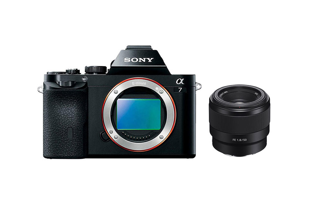 Sony Alpha 7 with 50mm lens